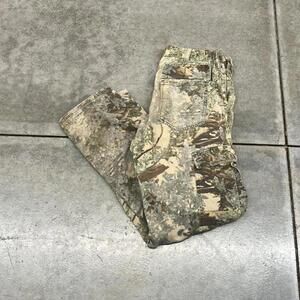 vintage realtree camo relaxed baggy fit dungaree cargo pants size 30 x 30
